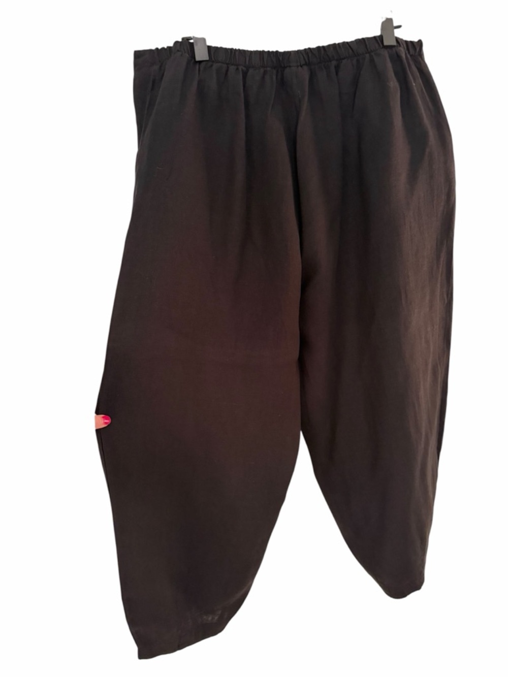 Women’s—Bryn Walker Black 100% Linen Cropped Sailor Pants. Size XX-Large. - Picture 7 of 11